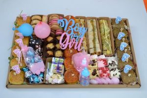 Babyshower High Tea Roze Blauw